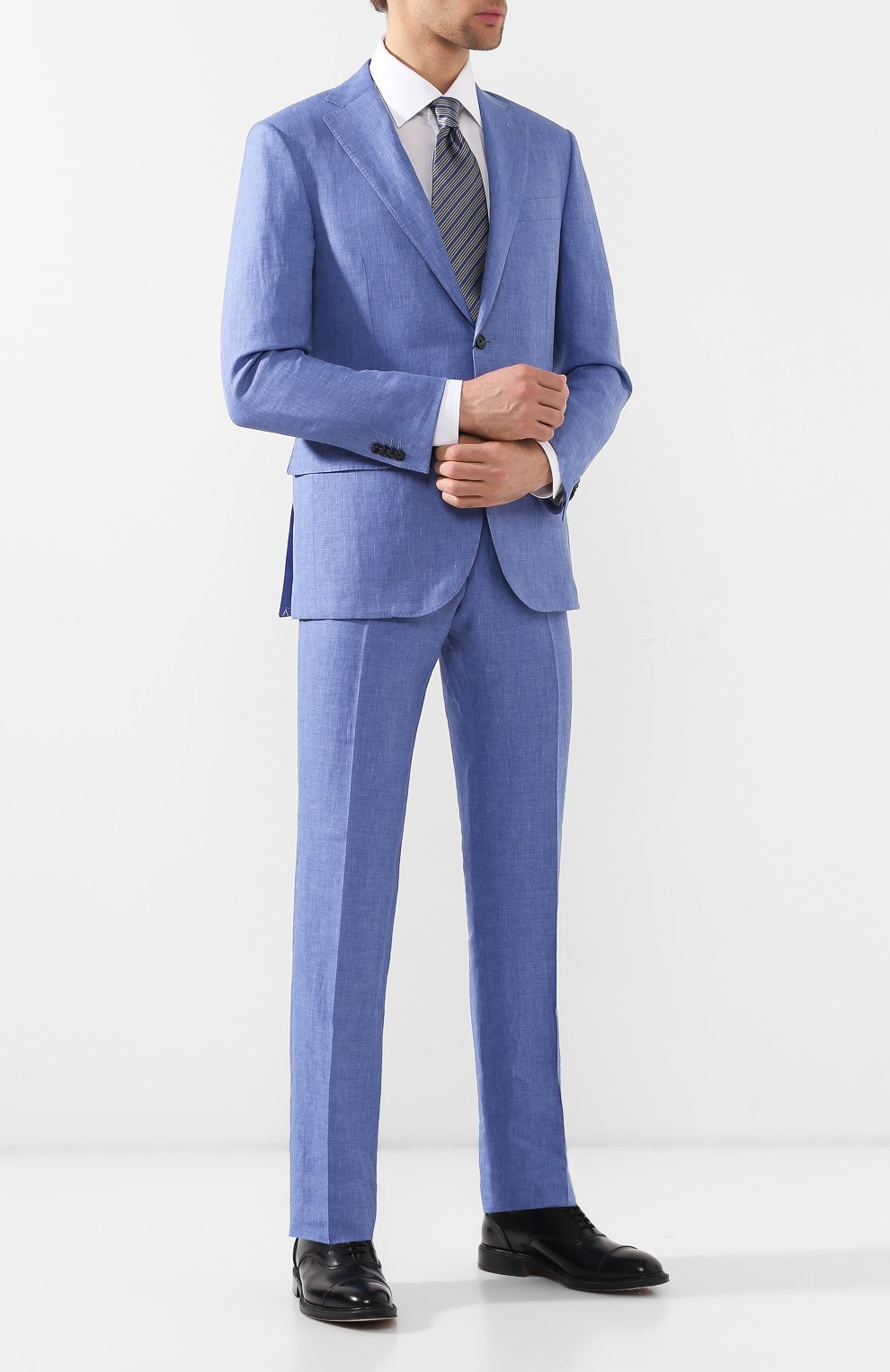 Костюм из смеси льна и шерсти CORNELIANI, арт. 837268-9114162/92 Q1, фото 1