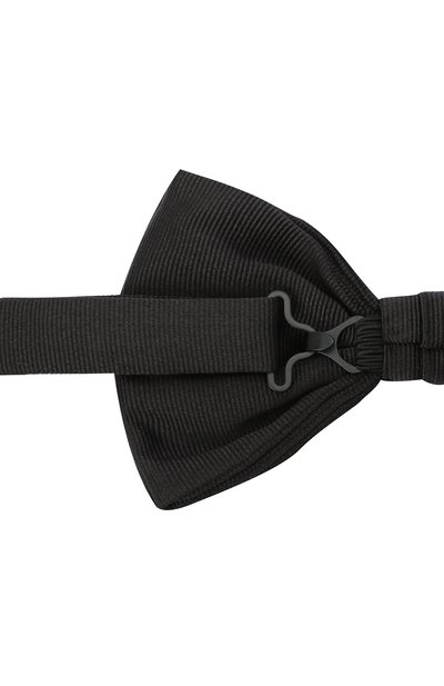 Шелковый галстук-бабочка BRIONI черного цвета по цене 22500 руб., арт. 01L200/PZ418, фото 3 Шелковый галстук-бабочка BRIONI, арт. 01L200/PZ418, фото 3
