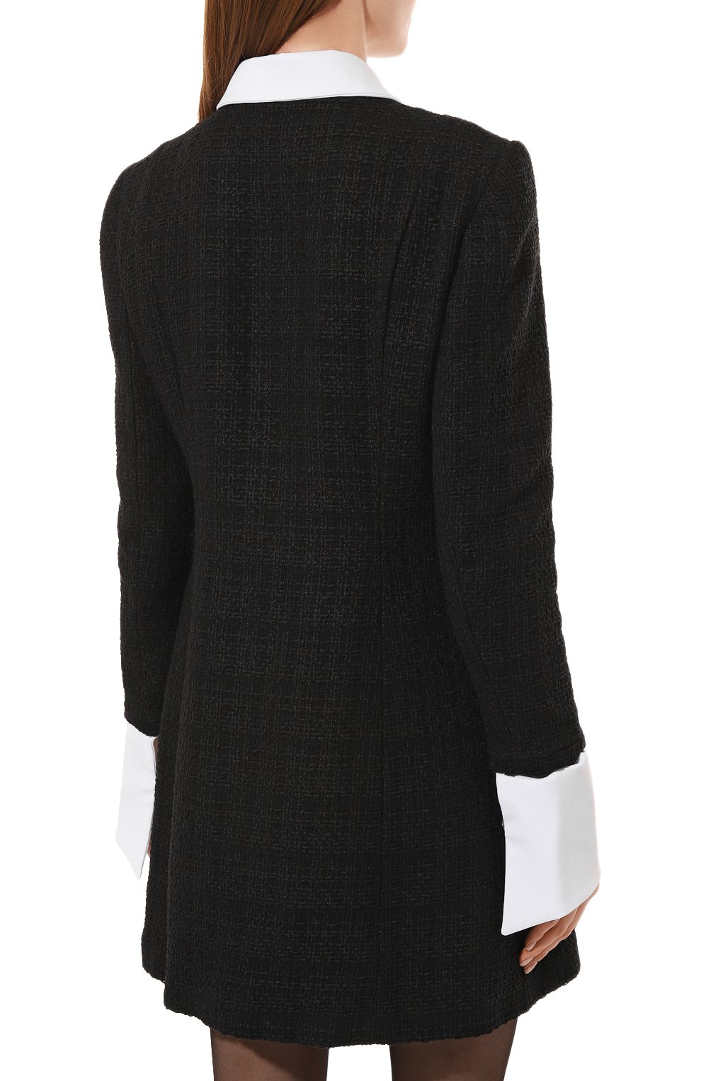 Платье из шерсти и вискозы BOTROIS черного цвета по цене 35900 руб., арт. SKU0000713, фото 4 Платье из шерсти и вискозы BOTROIS, арт. SKU0000713, фото 4