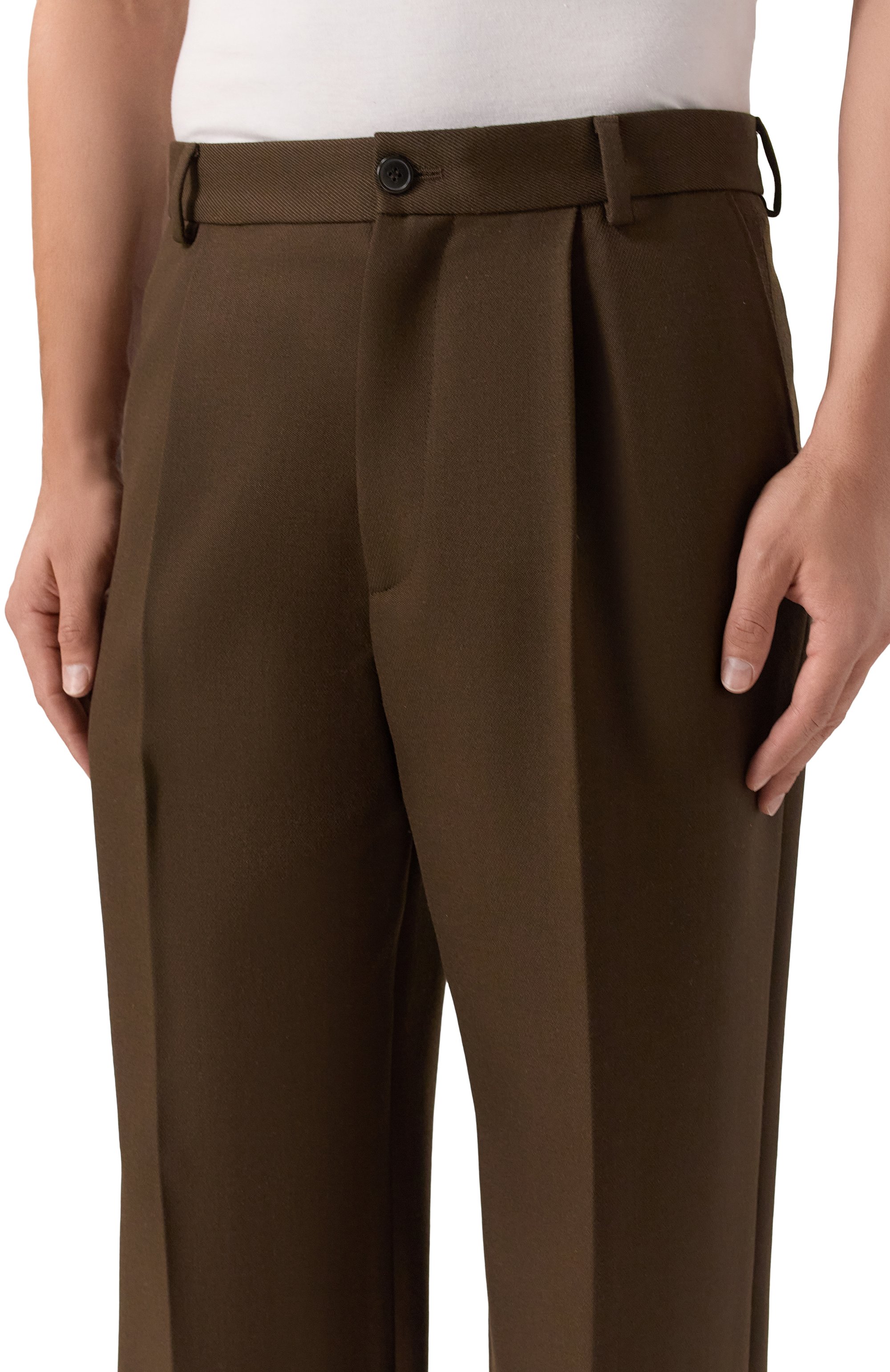 Шерстяные брюки DRIES VAN NOTEN, арт. 020900-2045-705, фото 5