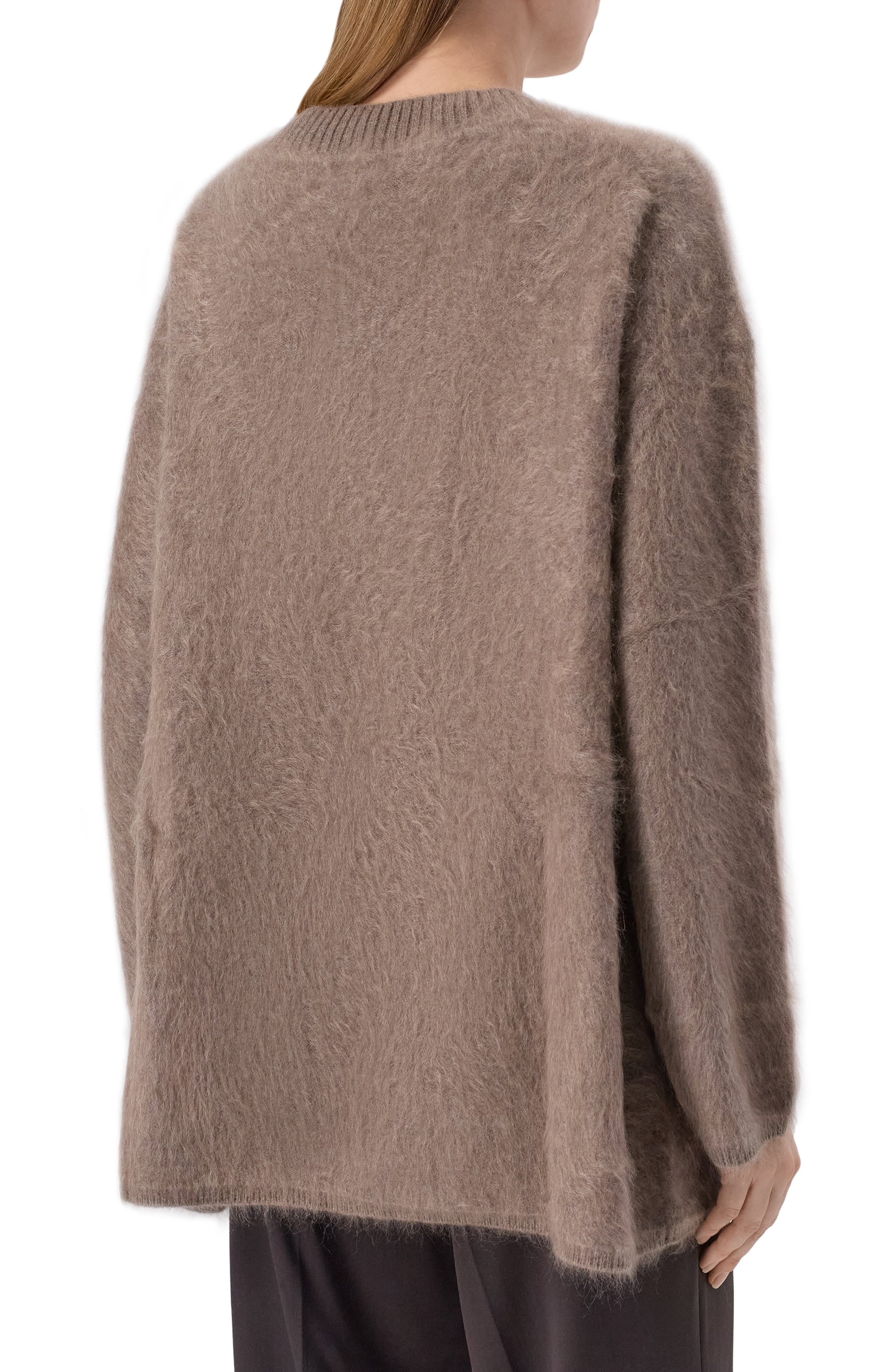 Кашемировый свитер JACOB LEE коричневого цвета по цене 176000 руб., арт. WCS20712AW25MC, фото 4 Кашемировый свитер JACOB LEE, арт. WCS20712AW25MC, фото 4