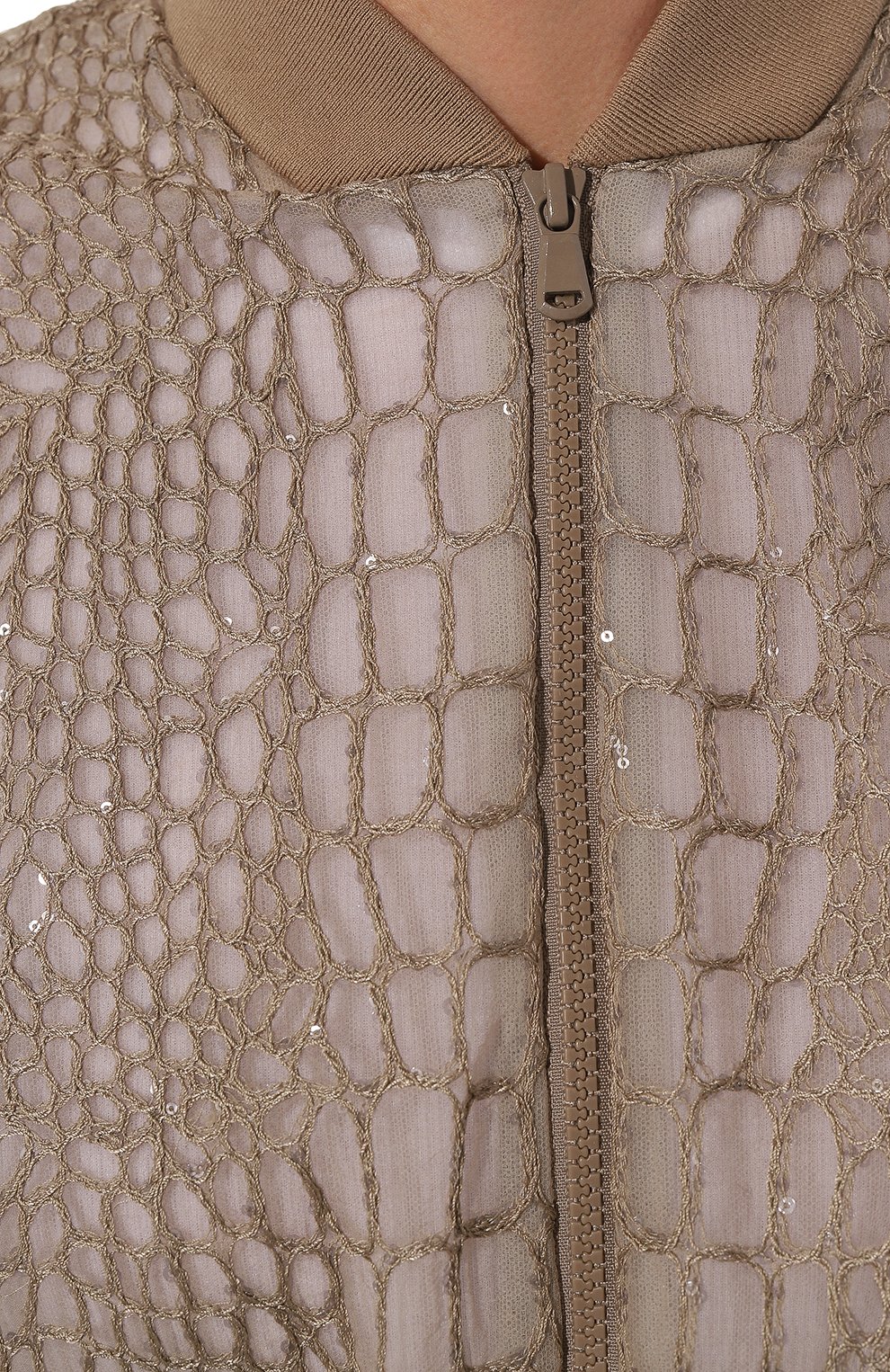 Шелковый бомбер BRUNELLO CUCINELLI, арт. MF940SX916, фото 5