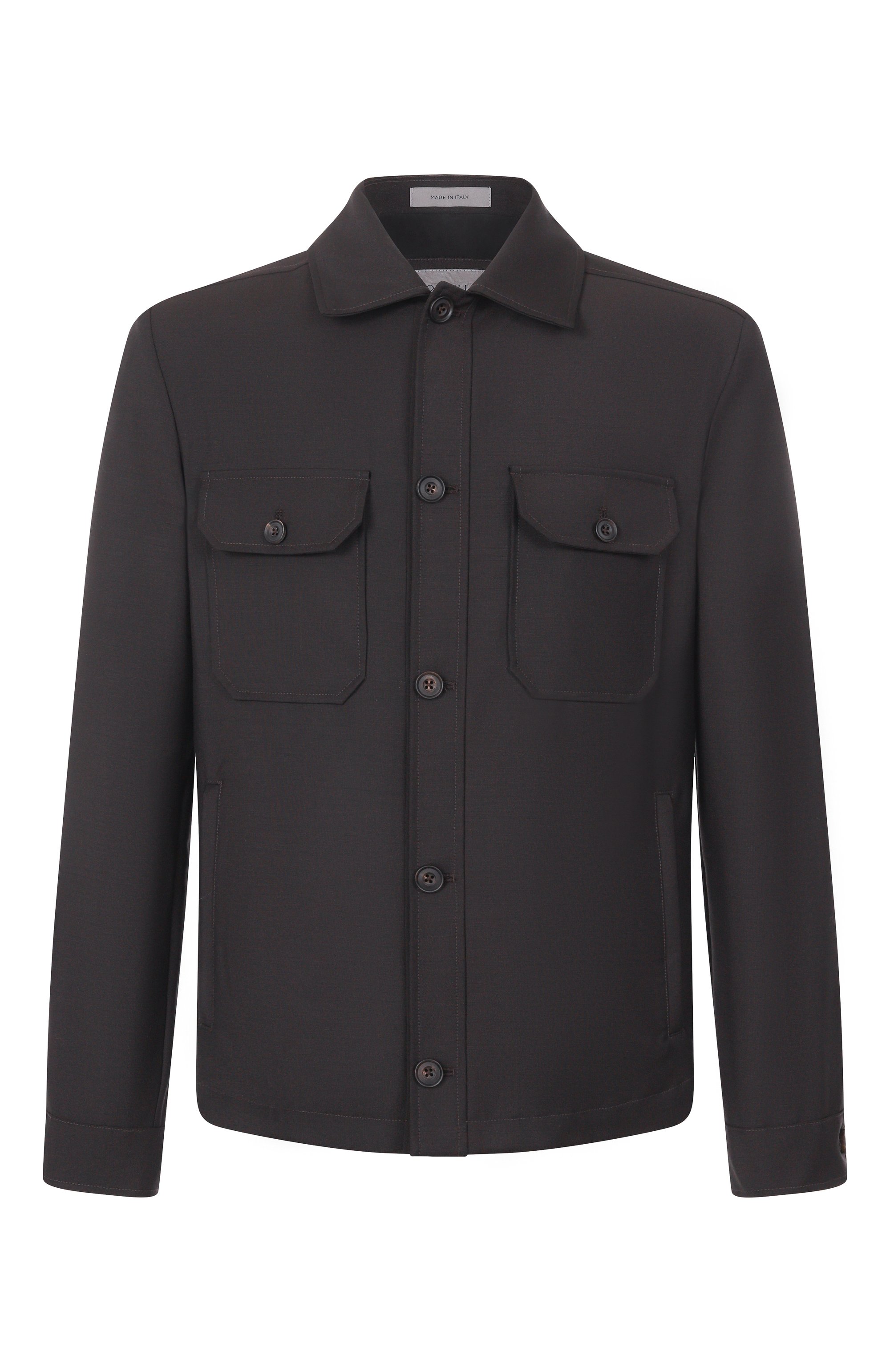 Шерстяная куртка-рубашка CORNELIANI, арт. 25LI22-2518187, фото 1
