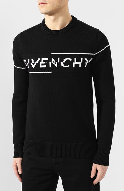 Хлопковый свитер GIVENCHY, арт. BM90B4401M, фото 3