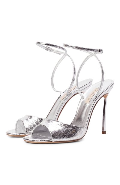 Женские кожаные босоножки blade 100 CASADEI, арт. 1L413B100M/C2928