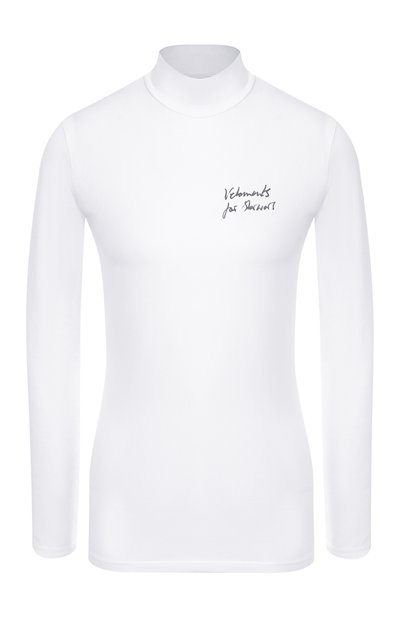 Женская хлопковая водолазка star wars x vetements VETEMENTS, арт. WSW21T0027 1603/WHITE