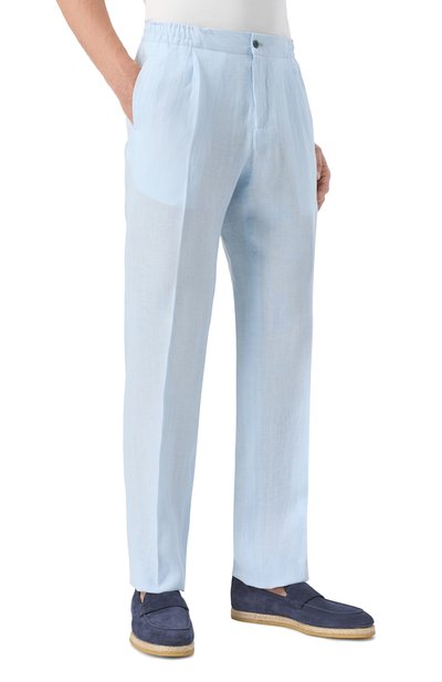 Льняные брюки KITON, арт. UPN01H0928602, фото 3