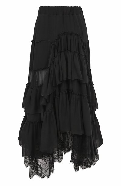 Женская шелковая юбка ISABEL BENENATO, арт. DW510F25