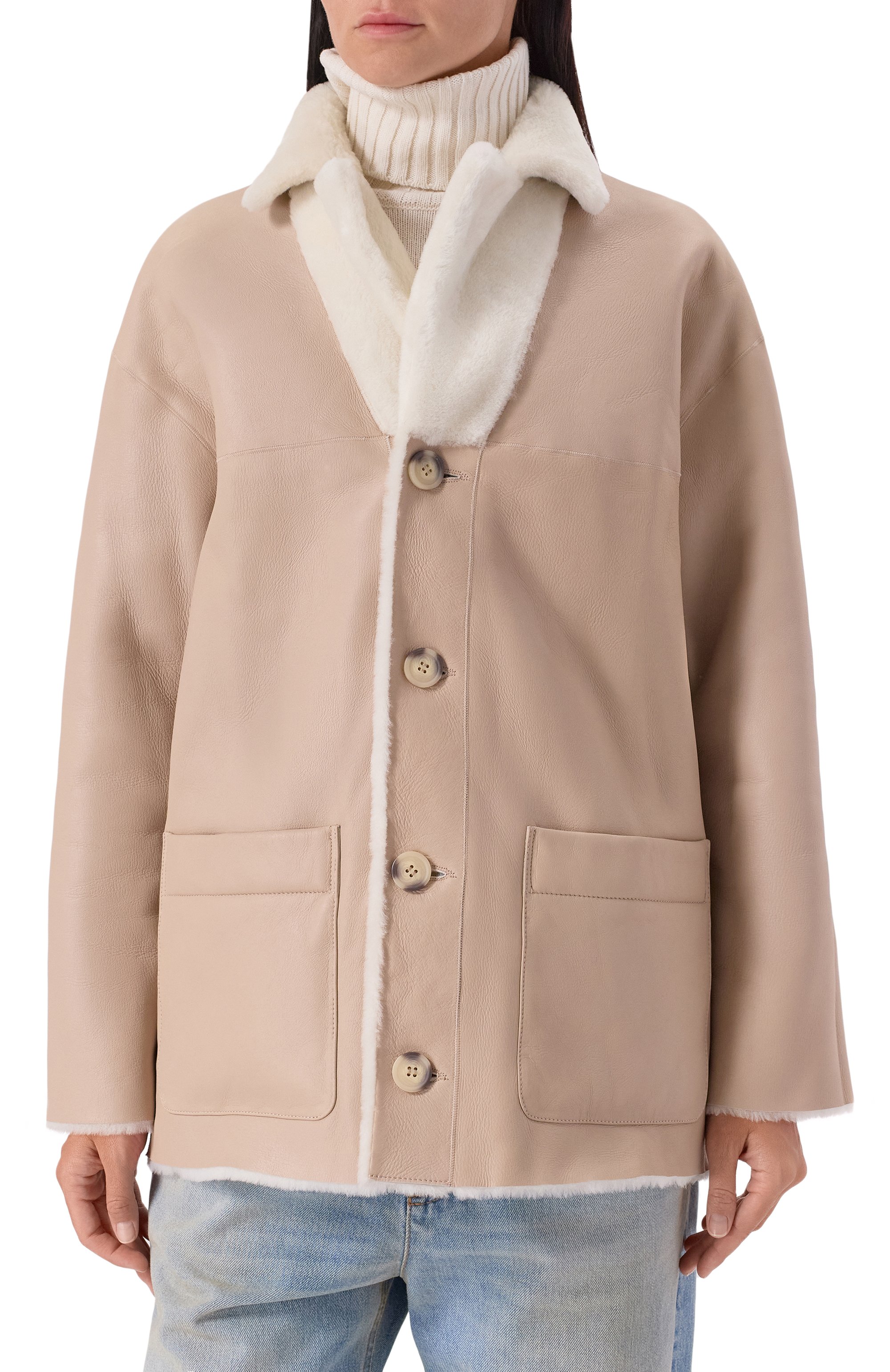 Дубленка из овчины SIMONETTA RAVIZZA, арт. F05JA357H21, фото 6