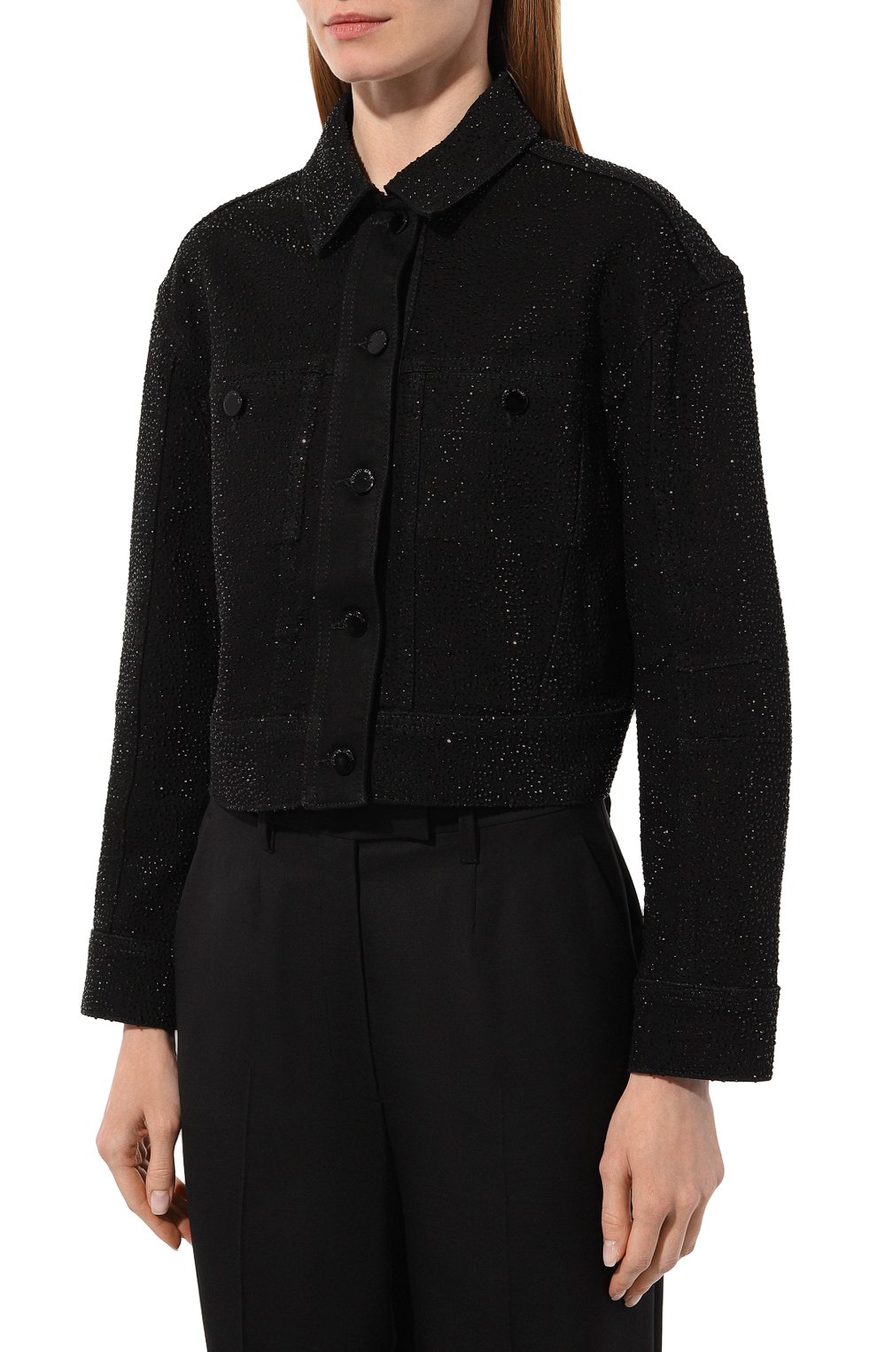 Жакет с отделкой стразами EMPORIO ARMANI, арт. 6R2B83/2DAFZ, фото 3