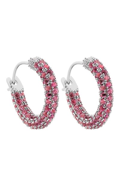 Серьги LUV AJ розового цвета по цене 10900 руб., арт. CC22-E-PAH-P-S, фото 3 Серьги LUV AJ, арт. CC22-E-PAH-P-S, фото 3