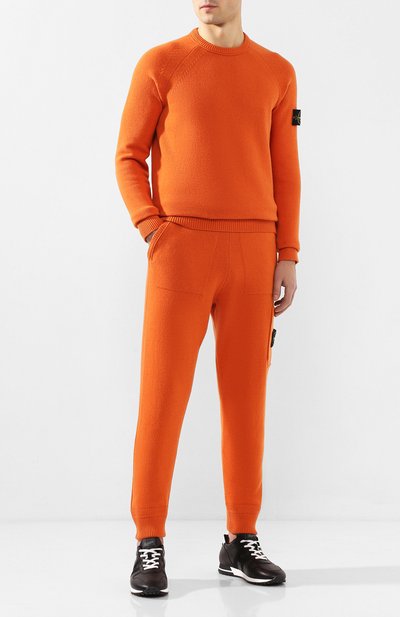 Джоггеры из смеси хлопка и шерсти STONE ISLAND, арт. 7115558A7, фото 2