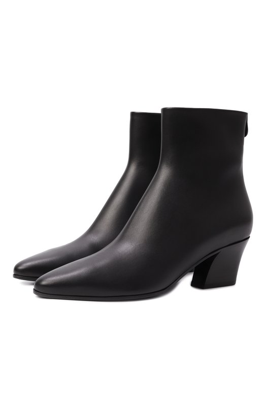 Кожаные ботильоны Giorgio Armani GW002129/AF19136 Чёрный GW002129/AF19136