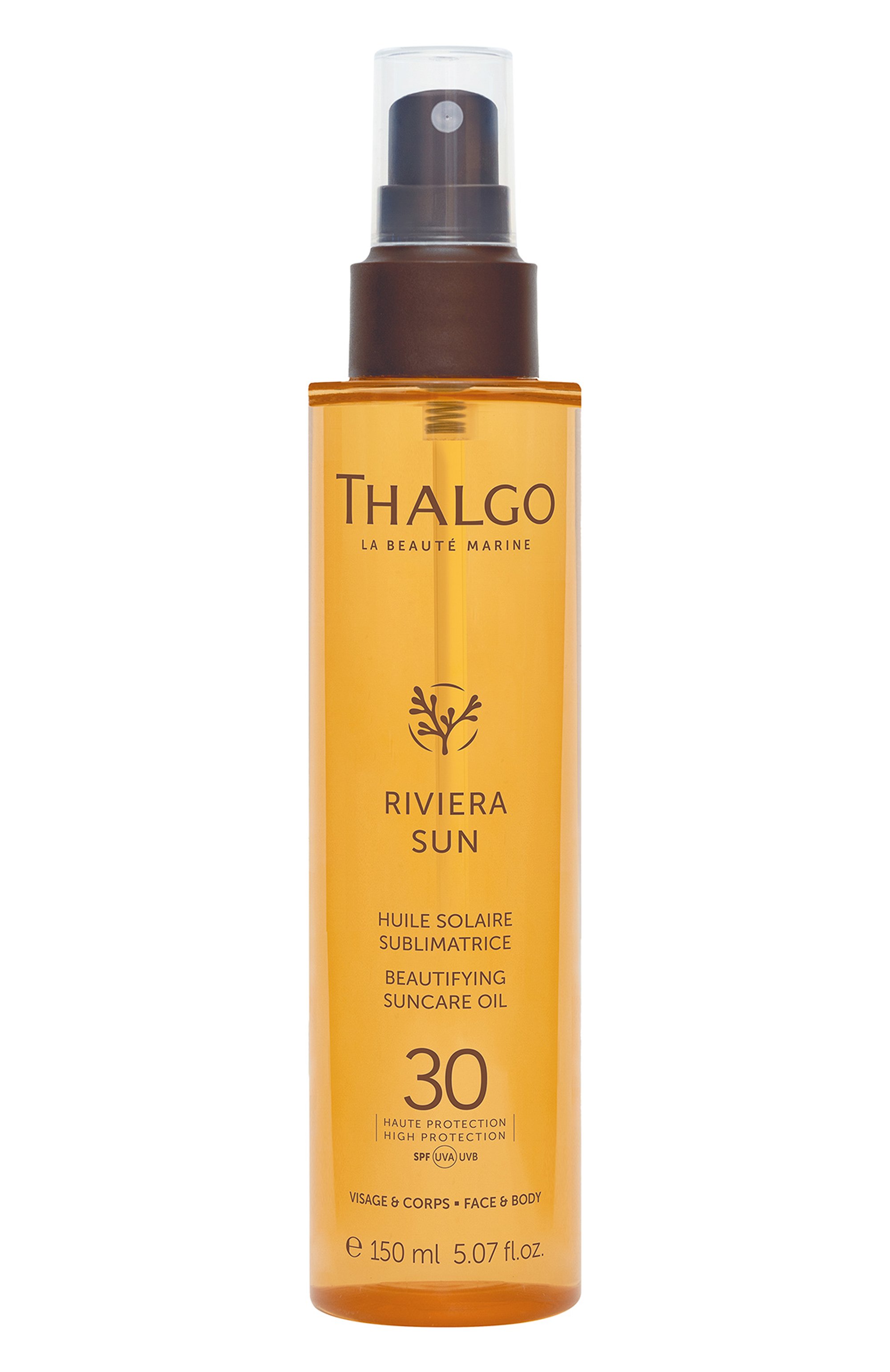 Солнцезащитное масло для лица и тела spf 30 riviera sun (150ml) THALGO, арт. VT23004, фото 1