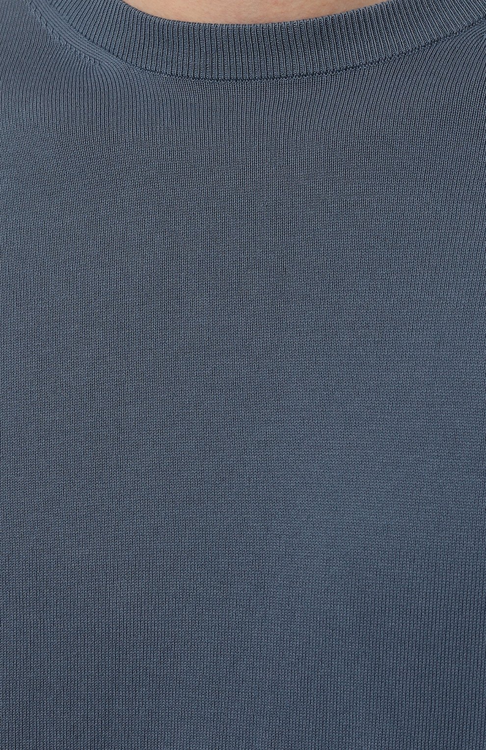 Хлопковый джемпер CANALI синего цвета по цене 34200 руб., арт. C0012/MK00145, фото 5 Хлопковый джемпер CANALI, арт. C0012/MK00145, фото 5