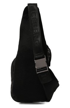 Мужская текстильная сумка ICEBERG черного цвета, арт. 7211/6967 | Фото 6 (Размер: medium; Материал сплава: Проставлено; Ремень/цепочка: На ремешке; Материал: Текстиль; Драгоценные камни: Проставлено)