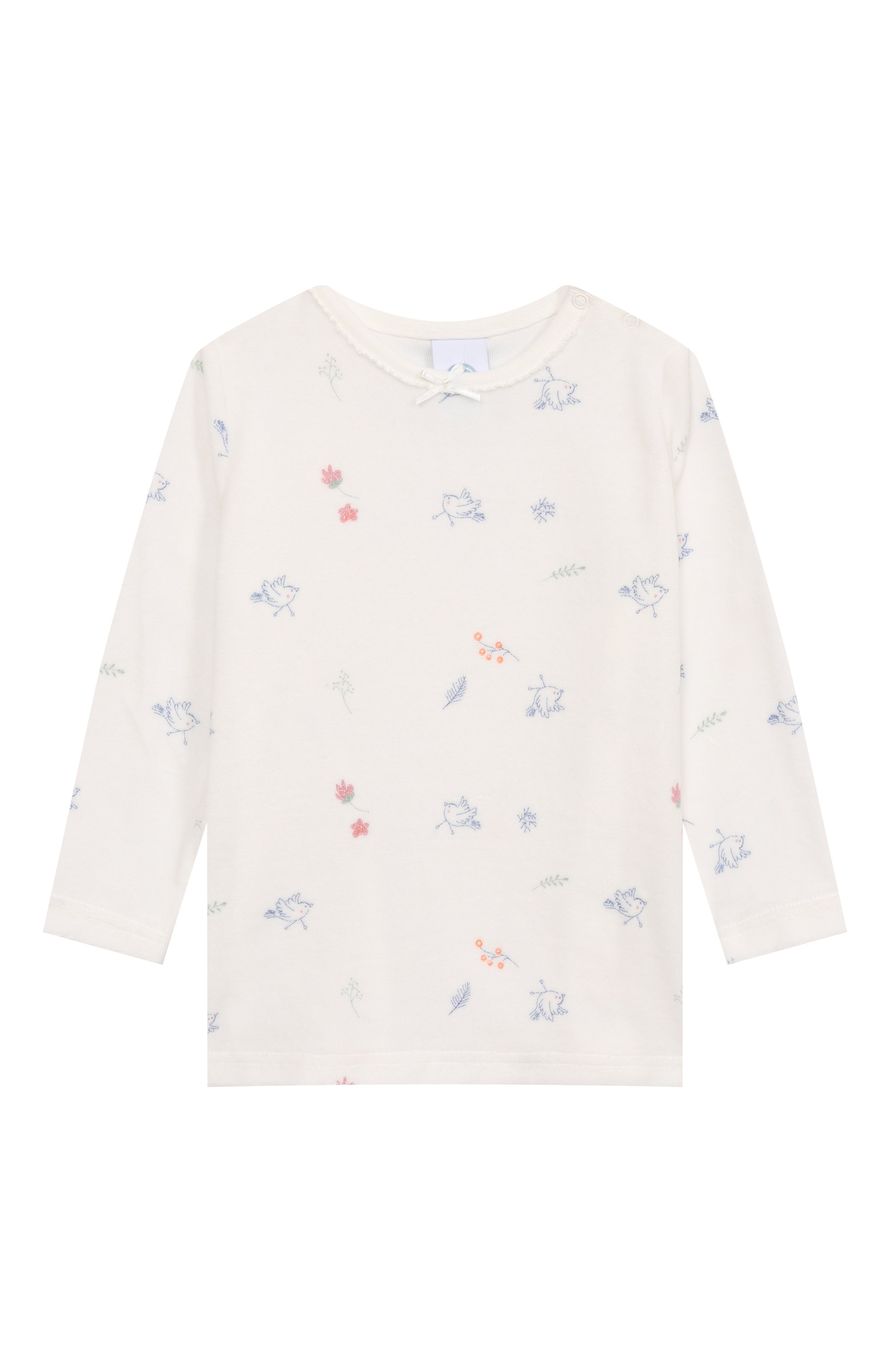 Хлопковая пижама SANETTA молочного цвета по цене 10950 руб., арт. 222174, фото 2 Хлопковая пижама SANETTA, арт. 222174, фото 2