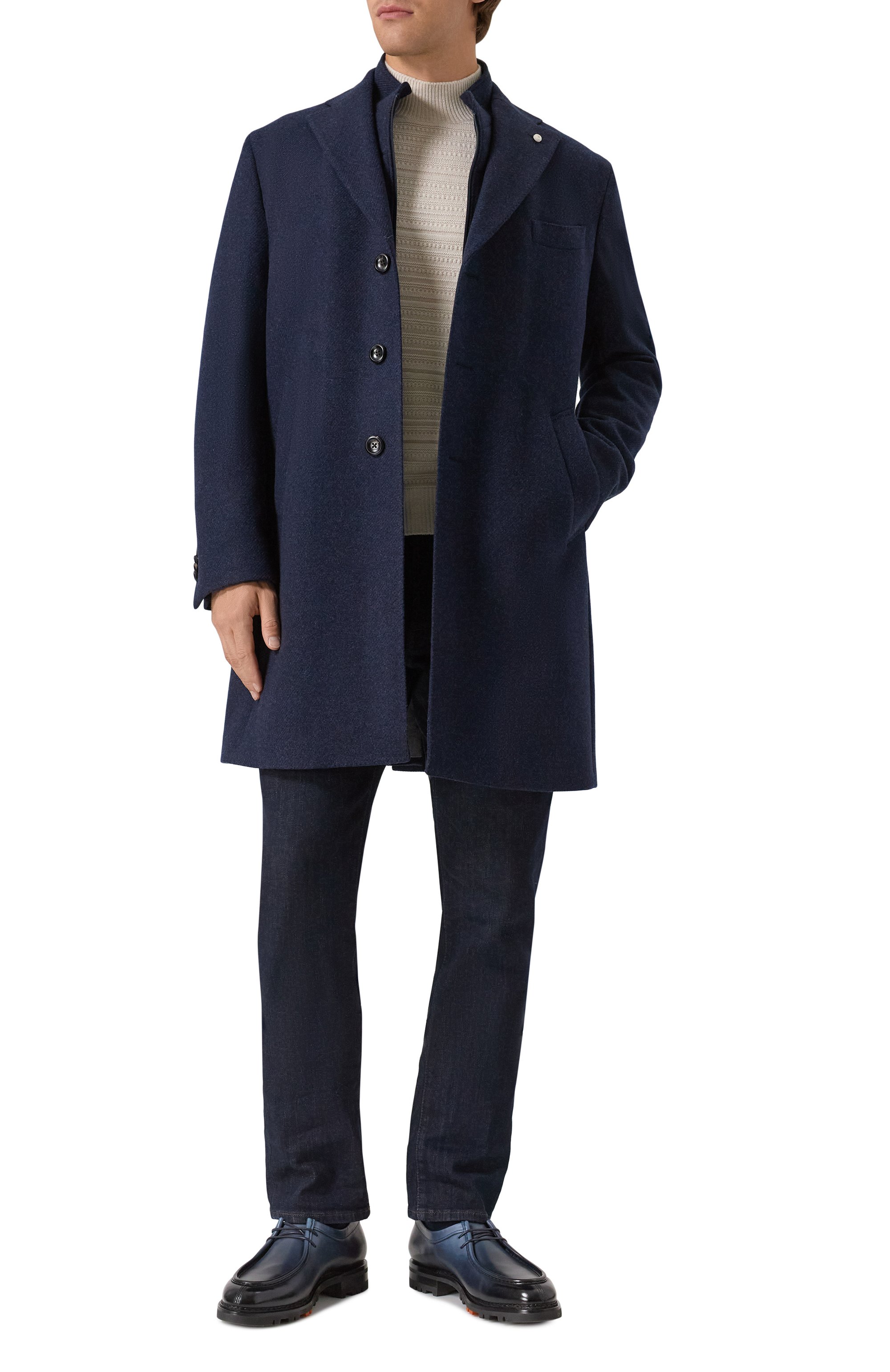 Шерстяное пальто L.B.M. 1911, арт. 7190/57537, фото 2