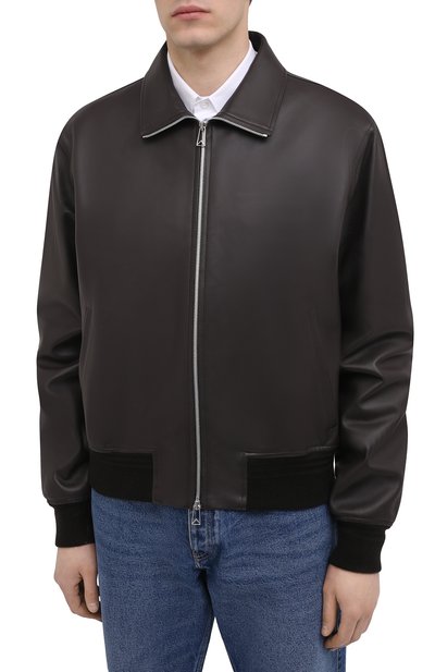 Кожаный бомбер BOTTEGA VENETA, арт. 647692/VKV90, фото 3