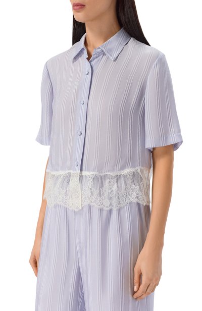 Шелковая рубашка FRAME DENIM, арт. WE26WSH018/THE STRIPE LACE SHIRT, фото 3