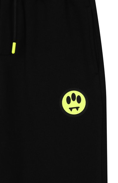 Хлопковые джоггеры BARROW черного цвета по цене 7965 руб., арт. S6BKJUFP015, фото 3 Хлопковые джоггеры BARROW, арт. S6BKJUFP015, фото 3