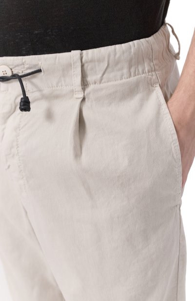 Шорты из хлопка и льна TRANSIT, арт. CFUTRZE142, фото 5