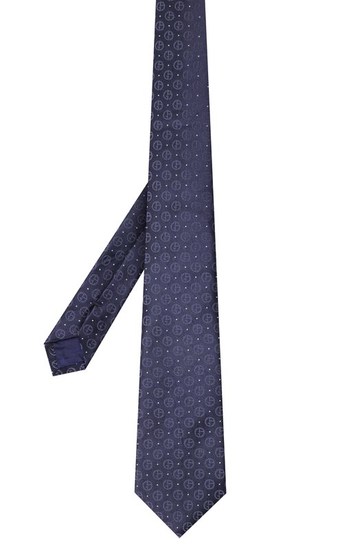 Шелковый галстук Giorgio Armani GM000800/TE16574 Синий  GM000800/TE16574 Фото 3