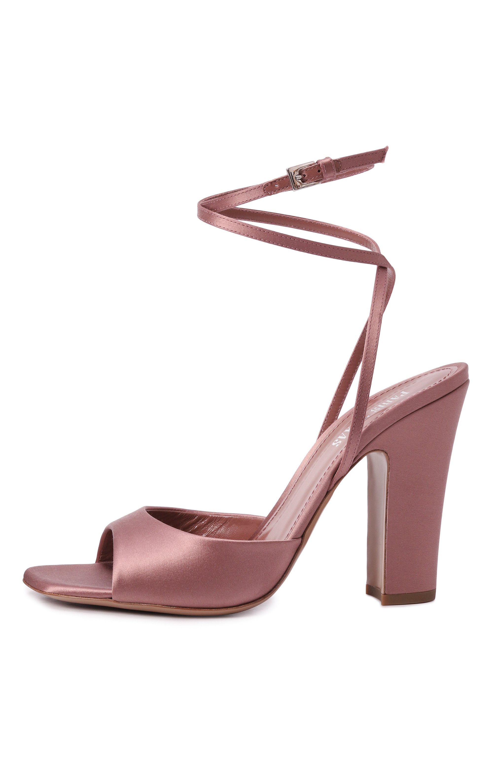 Текстильные босоножки lara 100 PARIS TEXAS розового цвета по цене 69150 руб., арт. PX1543/XTSAT, фото 4 Текстильные босоножки lara 100 PARIS TEXAS, арт. PX1543/XTSAT, фото 4