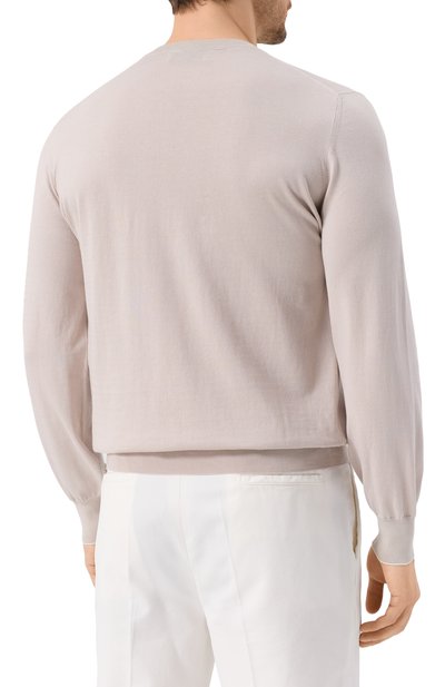 Хлопковый джемпер BRUNELLO CUCINELLI, арт. M2900100, фото 4