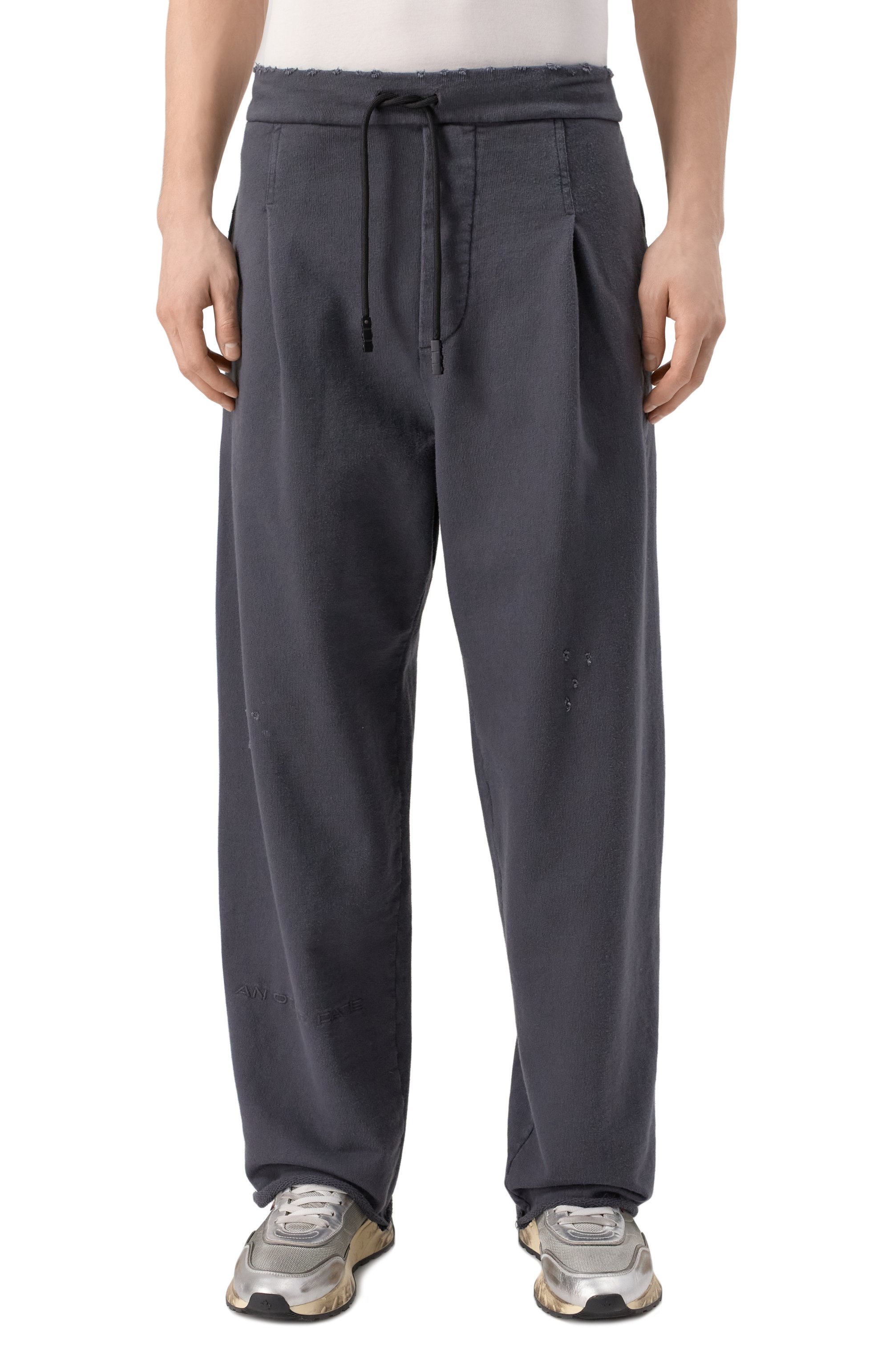 Хлопковые брюки AN OTHER DATE темно-серого цвета по цене 29950 руб., арт. S25MA0DFP196, фото 3 Хлопковые брюки AN OTHER DATE, арт. S25MA0DFP196, фото 3