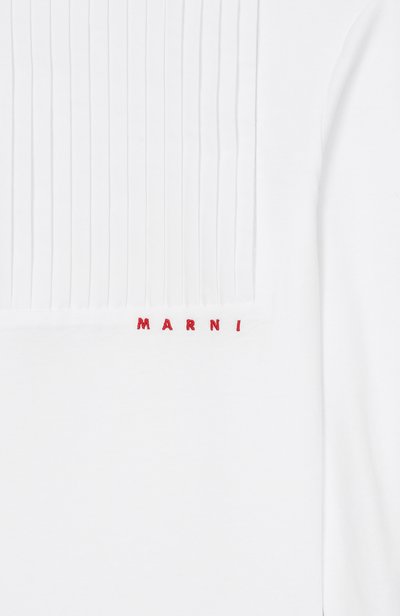 Хлопковый лонгслив MARNI, арт. M01897/M00YM, фото 3