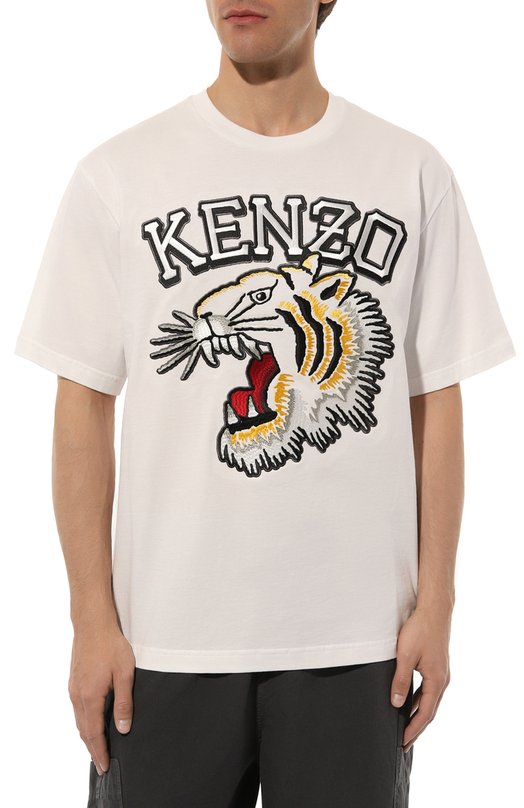 фото Хлопковая футболка kenzo