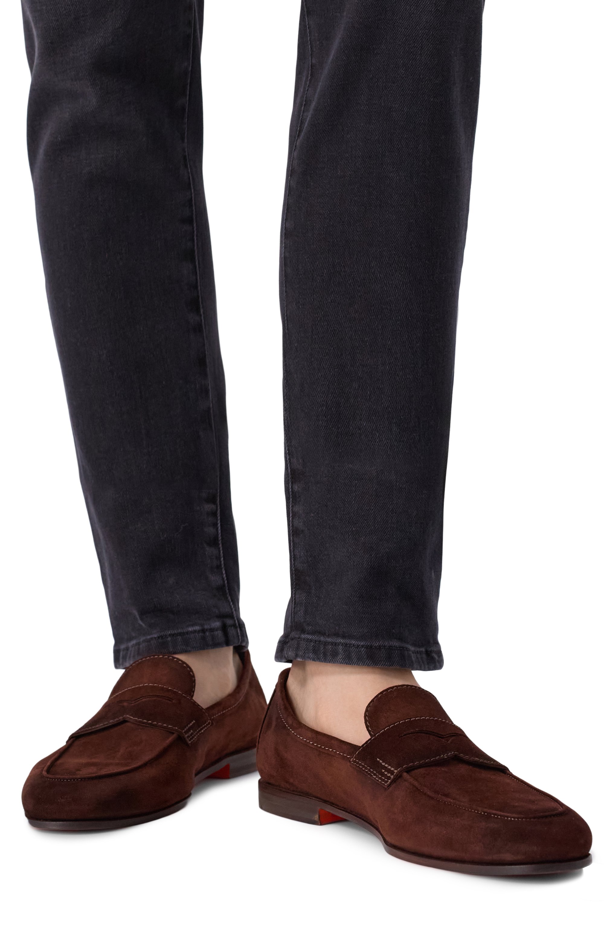 Замшевые пенни-лоферы carlo SANTONI, арт. MCNG18837SA4SEAA, фото 3