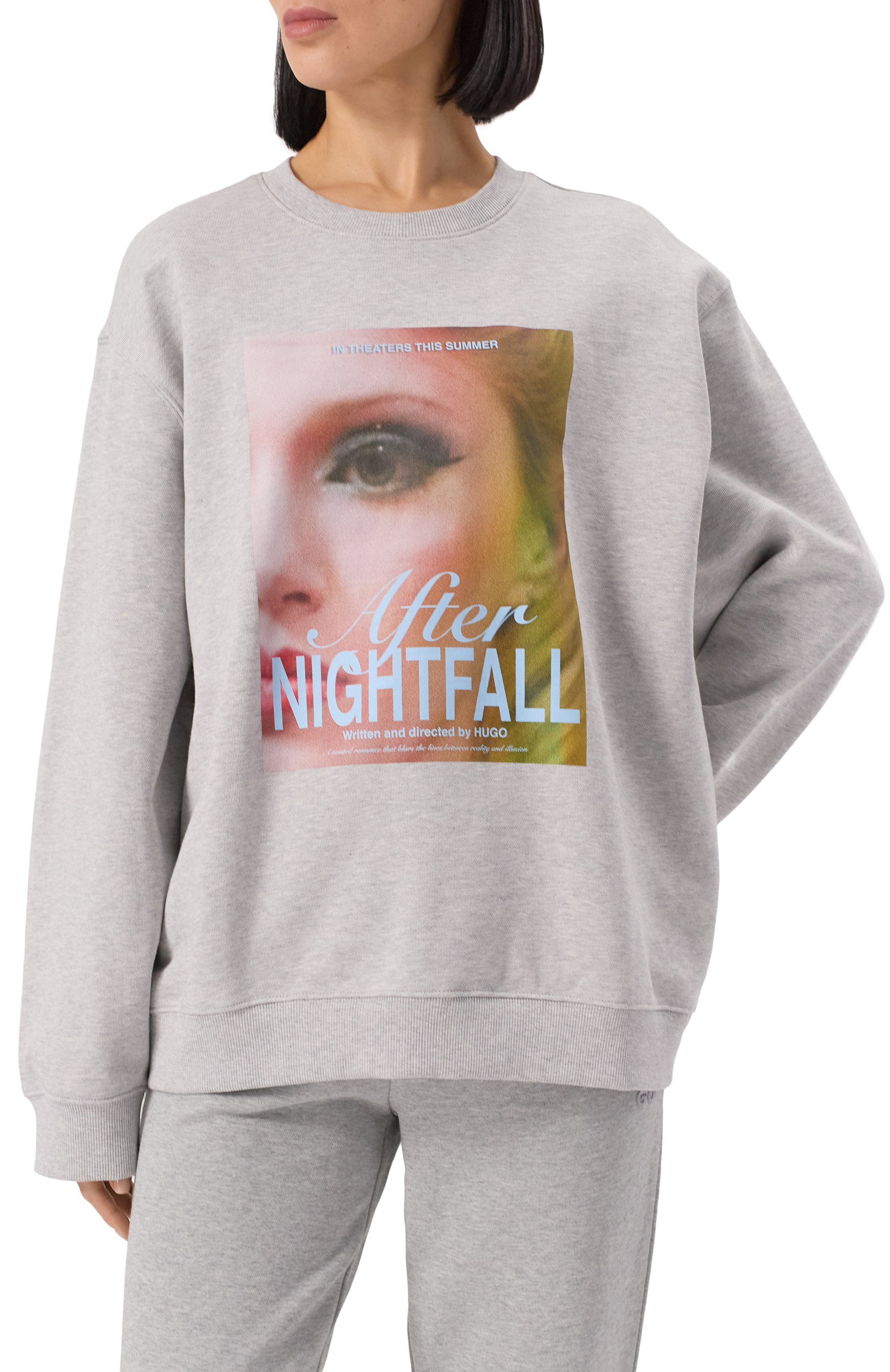 Хлопковый свитшот HUGO, арт. 50534260, фото 3