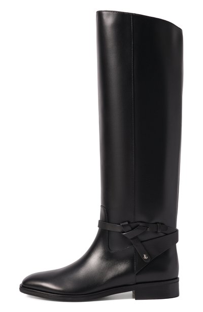 Кожаные сапоги lawton JIMMY CHOO, арт. LAWT0NKBFLATTKH, фото 4