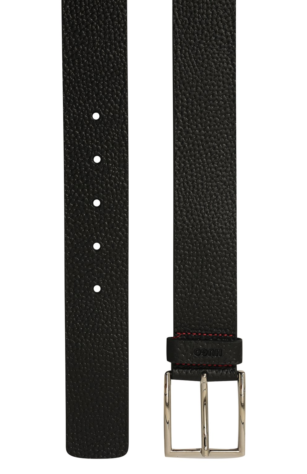 Кожаный ремень HUGO черного цвета по цене 8295 руб., арт. 50471562, фото 3 Кожаный ремень HUGO, арт. 50471562, фото 3