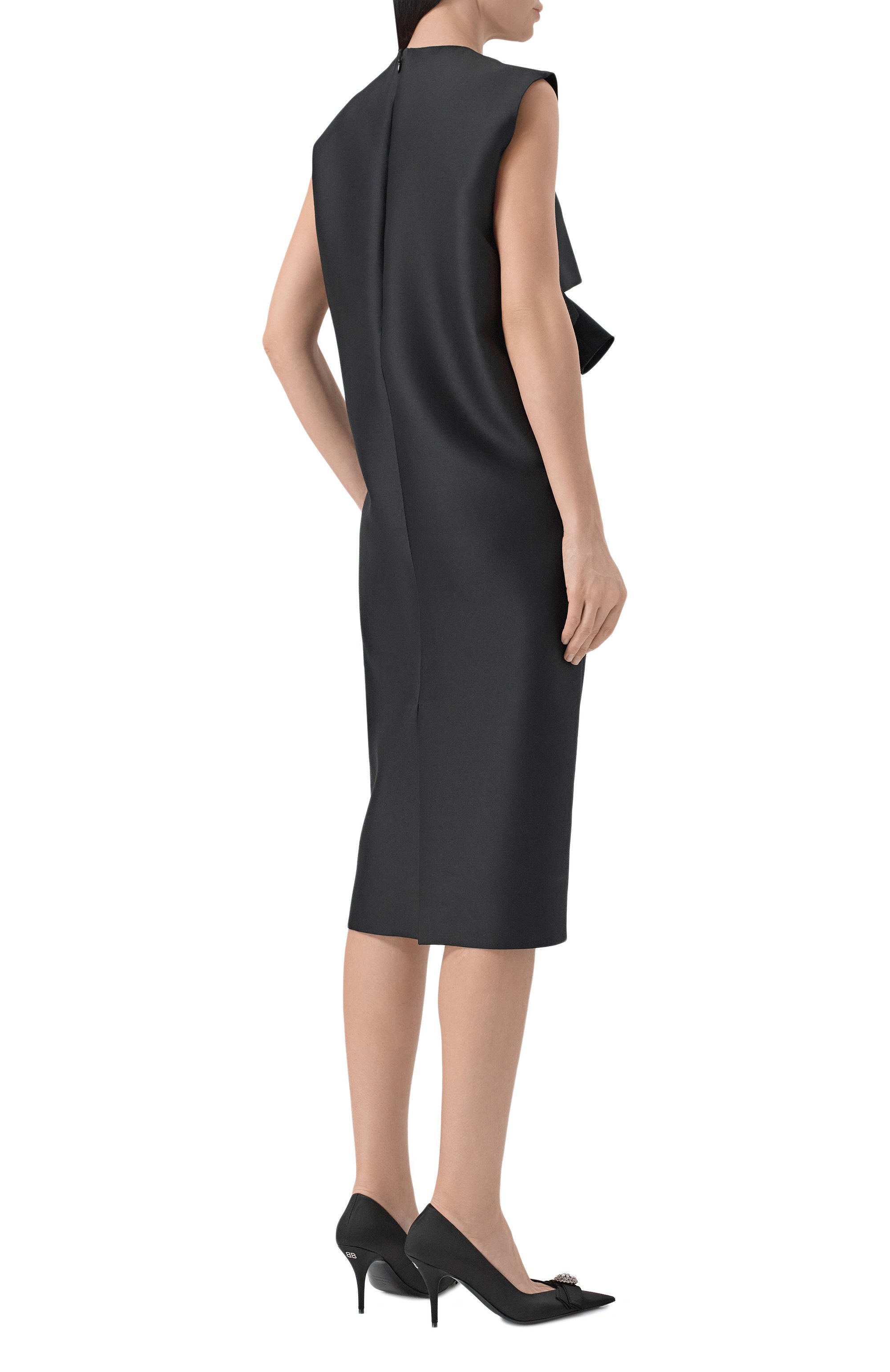 Платье из шерсти и шелка BALENCIAGA, арт. 872111/TUT22, фото 3