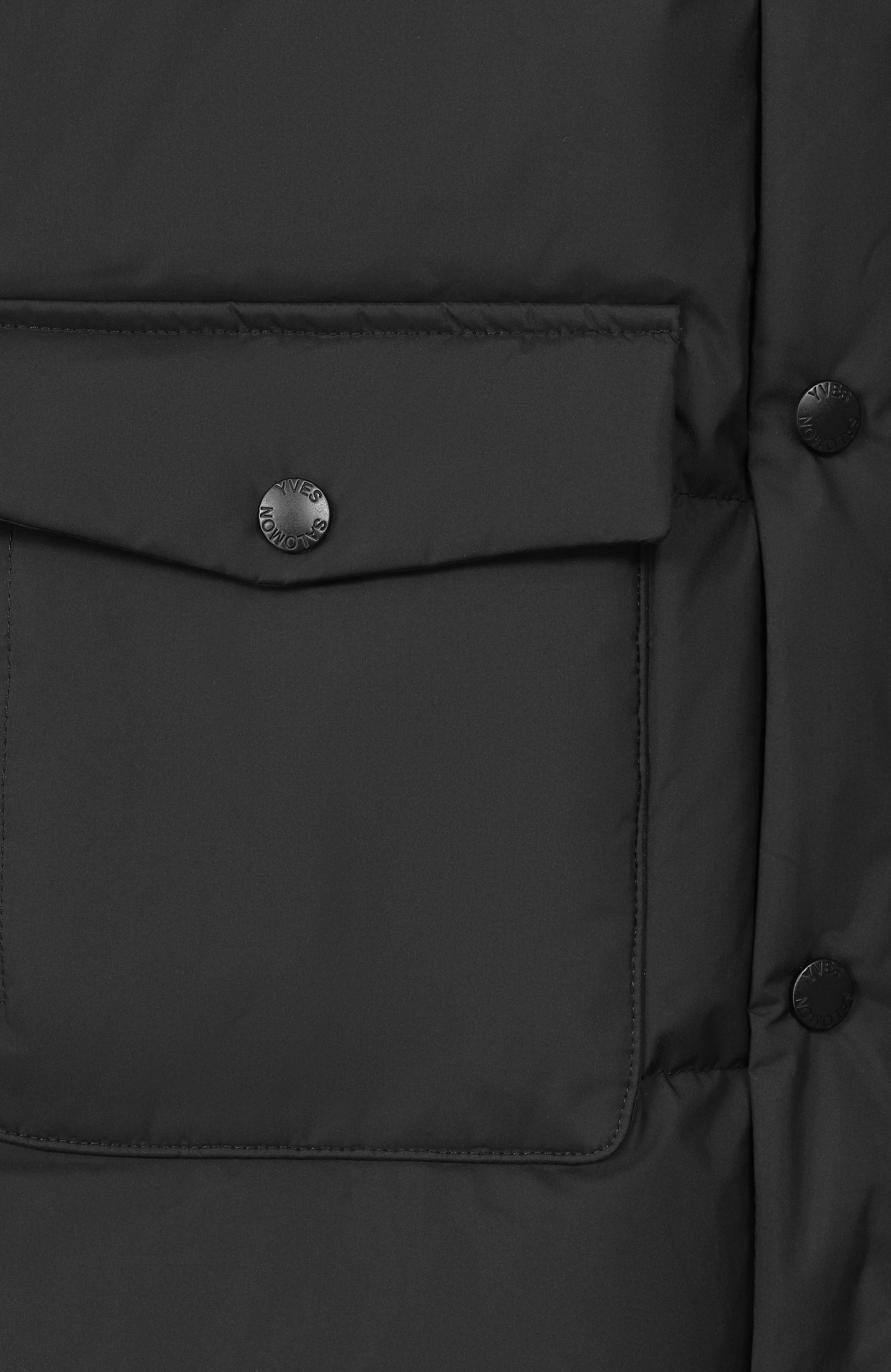Пуховое пальто с отделкой из песца YVES SALOMON ENFANT, арт. 26WEM908XXJ16G/12A-14A, фото 3