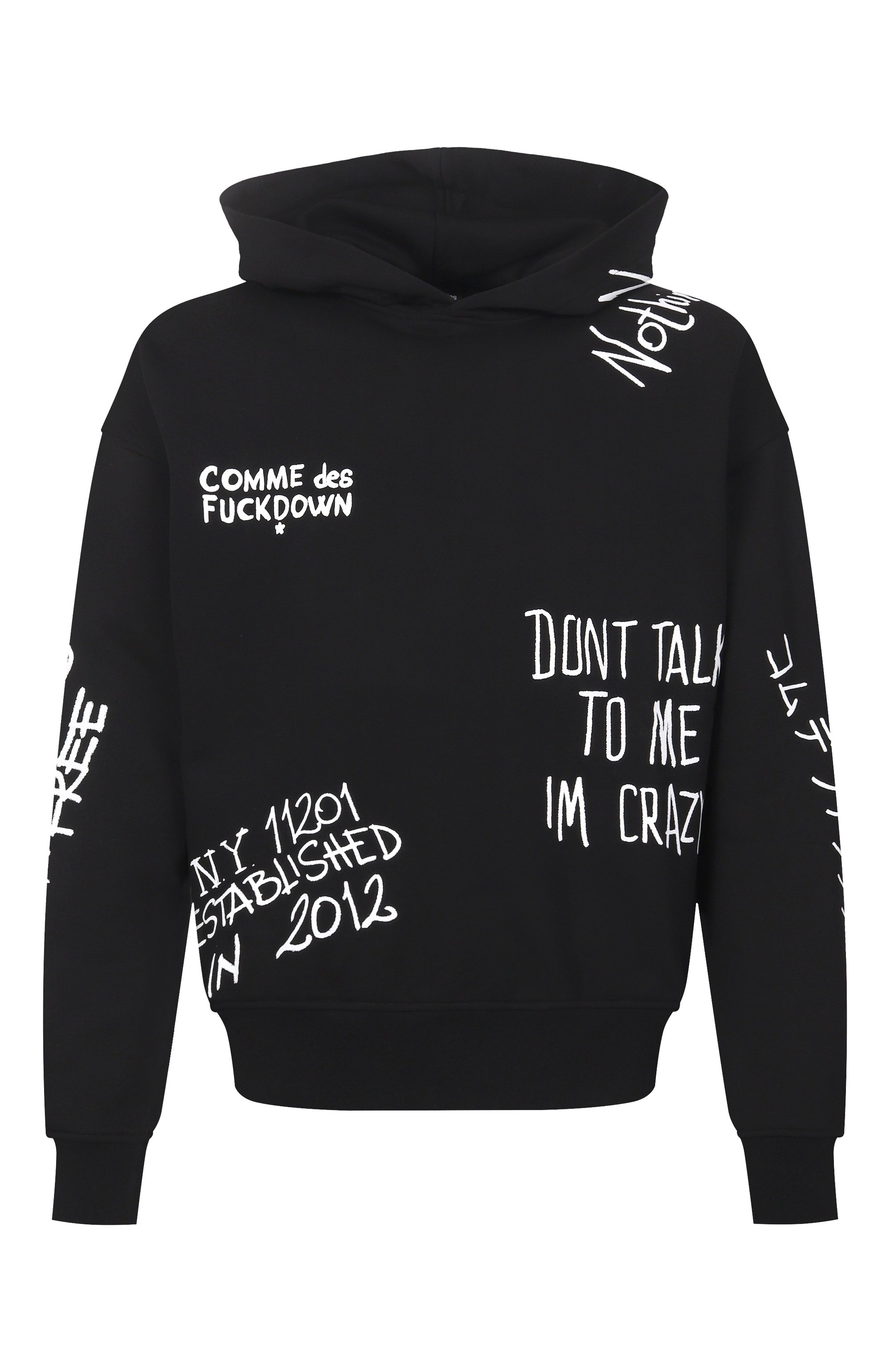 Хлопковое худи COMME DES FUCKDOWN, арт. CFABM01550, фото 1