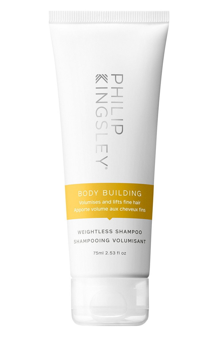 Шампунь для объема волос body building (75ml) PHILIP KINGSLEY бесцветного цвета, арт. 5060305120037 | Фото 1 (Тип продукта: Шампуни; Региональные ограничения белый список (Axapta Mercury): Не проставлено; Назначение: Для волос; Нос: Не проставлено)