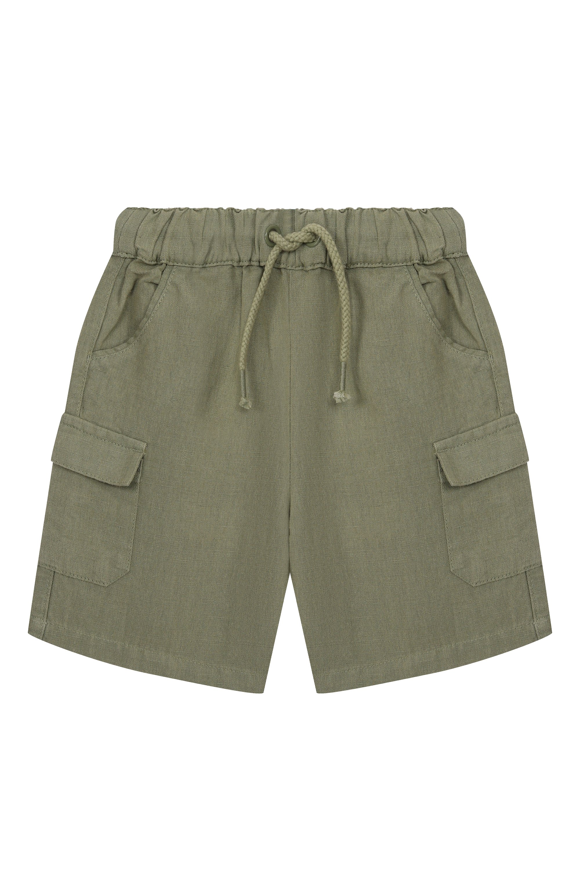 Шорты-карго из хлопка и льна BABYBU, арт. BI-B1037S235, фото 1