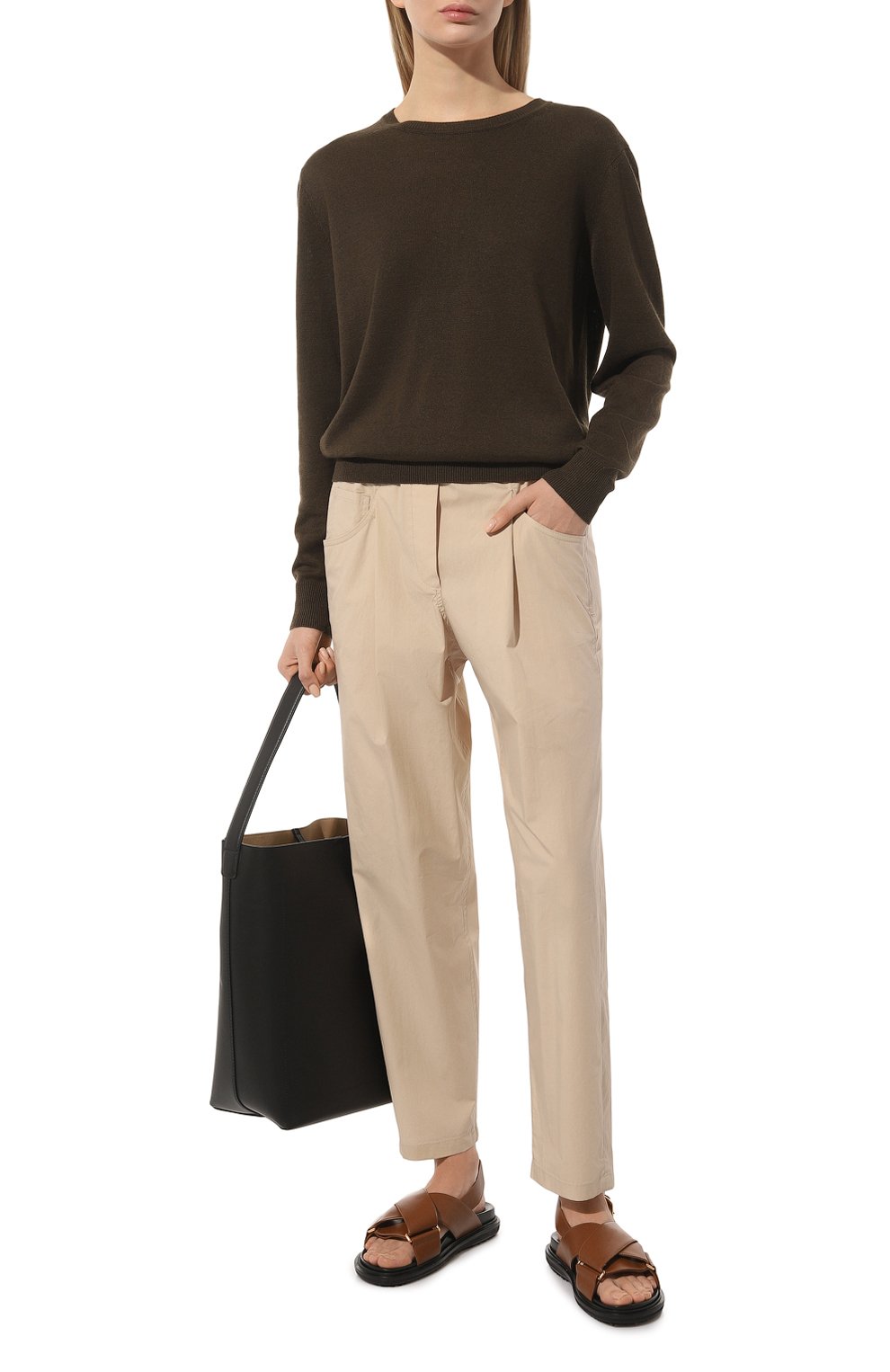 Хлопковые брюки BRUNELLO CUCINELLI, арт. M0H93B1021, фото 2