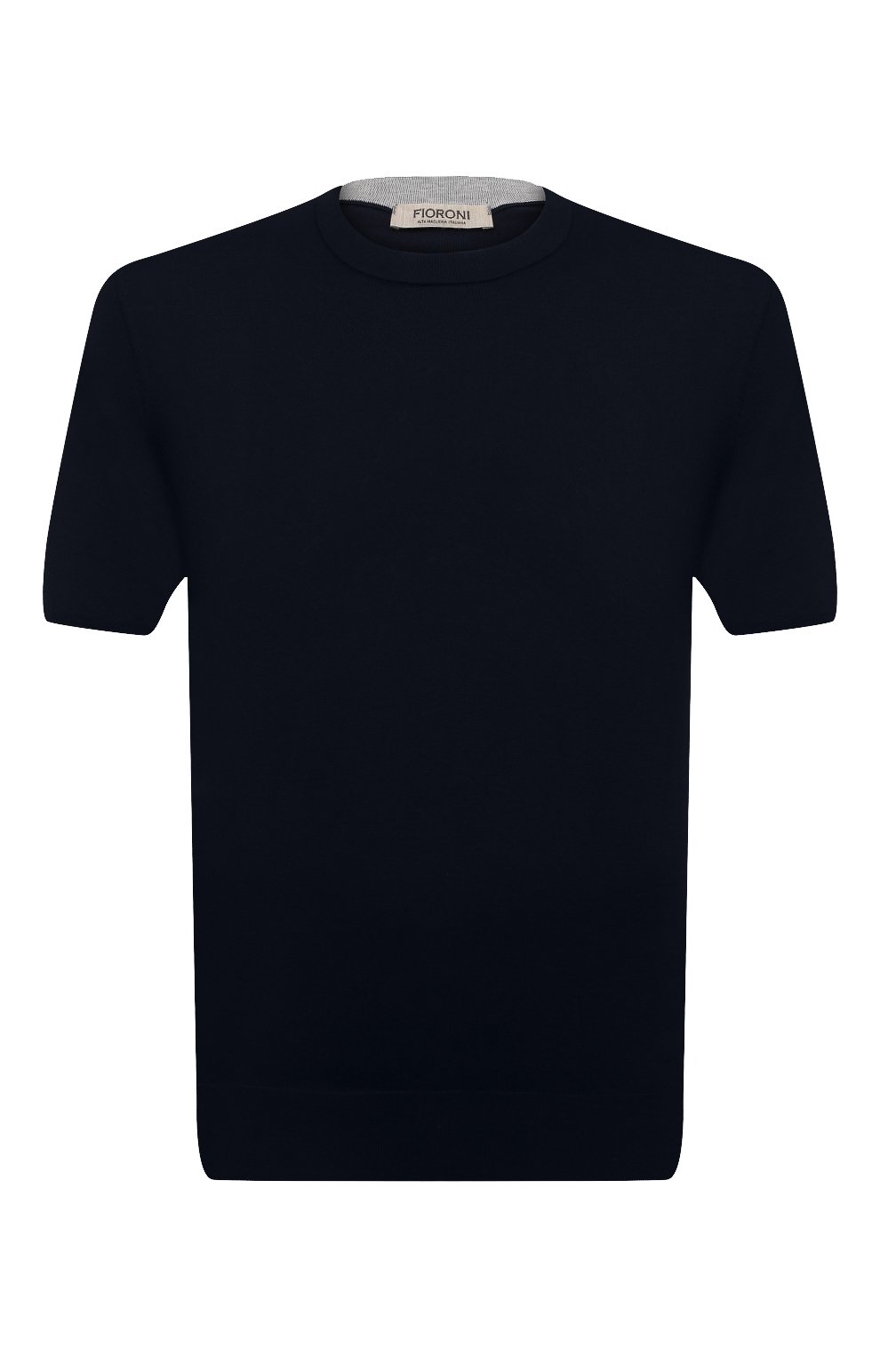 Хлопковый джемпер FIORONI темно-синего цвета по цене 41300 руб., арт. MK20260A2, фото 1 Хлопковый джемпер FIORONI, арт. MK20260A2, фото 1