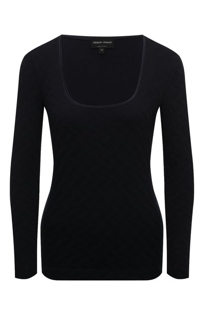 Женская лонгслив из вискозы и кашемира GIORGIO ARMANI, арт. 6DAM70/AJSVZ