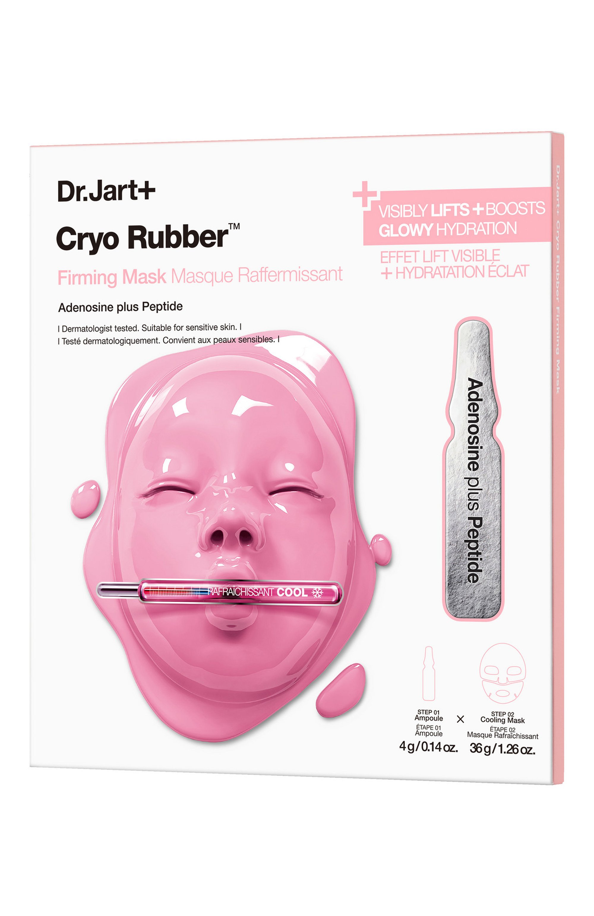 Подтягивающая крио-маска с аденозином и пептидом cryo rubber firming mask DR.JART+, арт. 1210001218895, фото 1