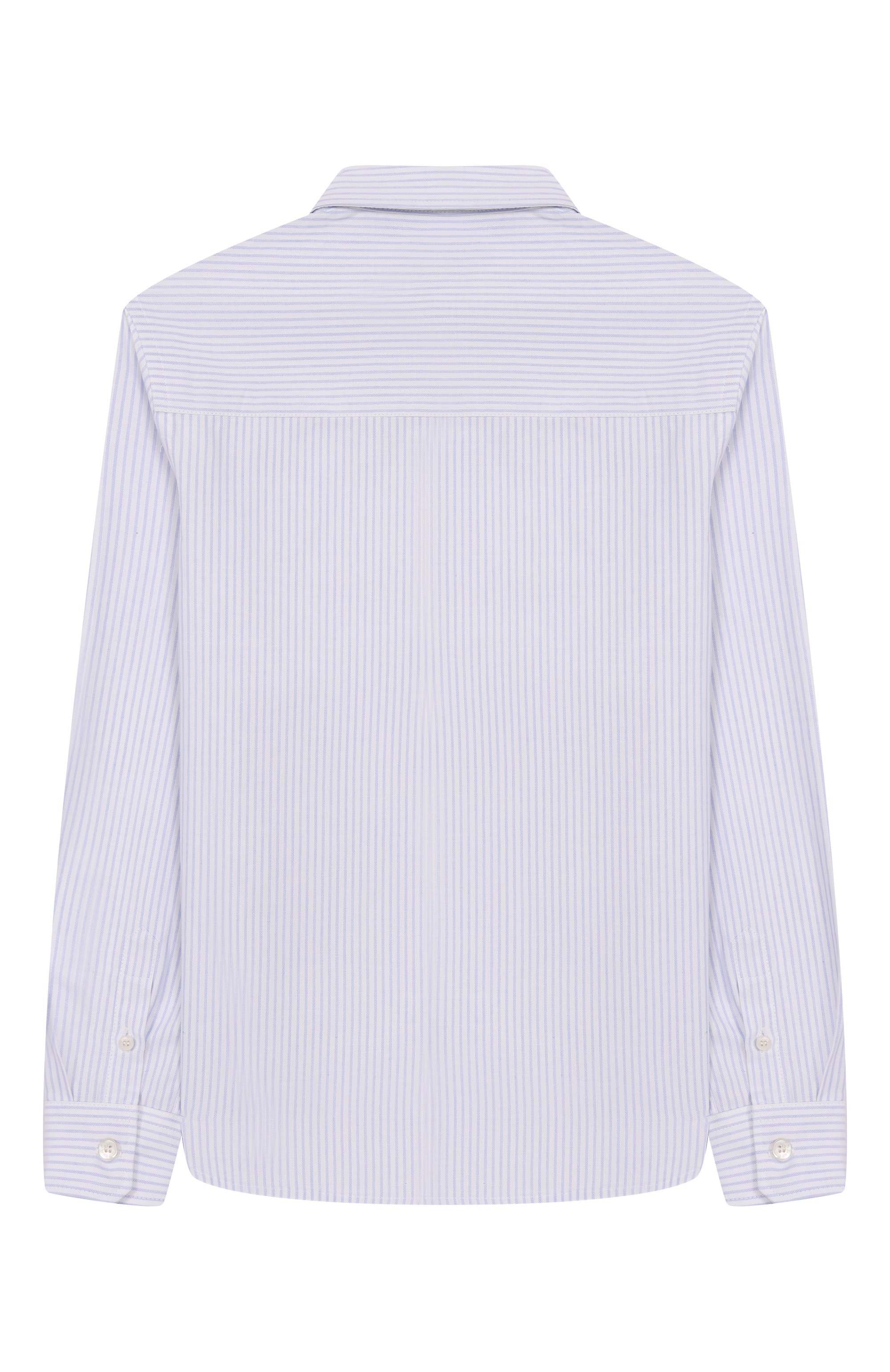 Хлопковая рубашка GOLDEN GOOSE DELUXE BRAND голубого цвета по цене 22950 руб., арт. GKP01397.P002296, фото 2 Хлопковая рубашка GOLDEN GOOSE DELUXE BRAND, арт. GKP01397.P002296, фото 2