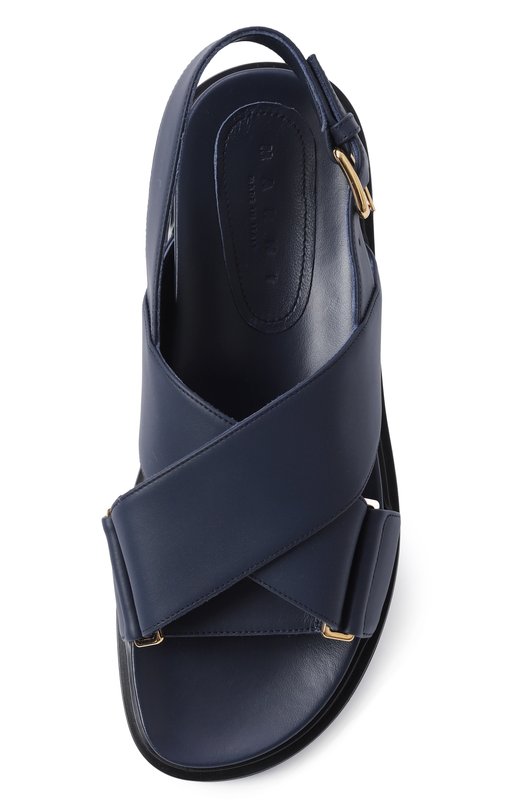Кожаные сандалии Fussbett Marni FBMS015701/P3614 Синий  FBMS015701/P3614 Фото 6