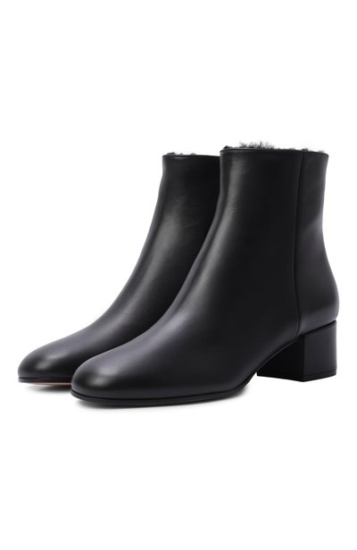Женские кожаные ботильоны joelle 45 GIANVITO ROSSI, арт. G72847.45RIC.VGUNENE