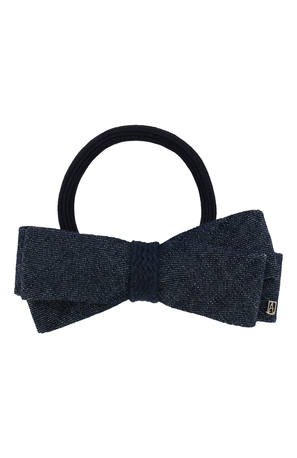 Резинка для волос ALEXANDRE DE PARIS темно-синего цвета по цене 7560 руб., арт. TPY-7T-P19 M, фото 1 Резинка для волос ALEXANDRE DE PARIS, арт. TPY-7T-P19 M, фото 1