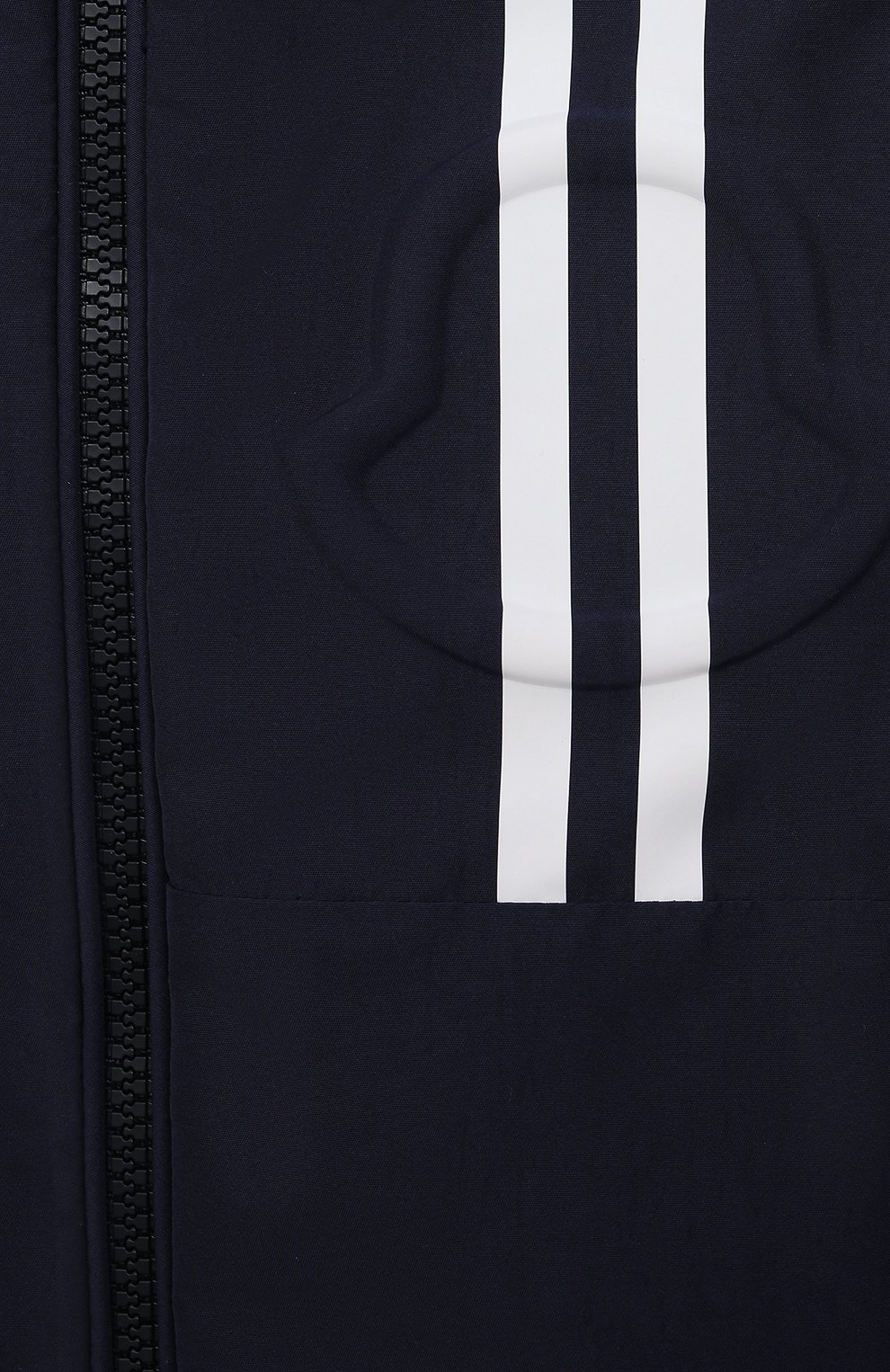 Парка с капюшоном MONCLER темно-синего цвета по цене 56100 руб., арт. G1-954-1C713-20-54A6F/8-10A, фото 3 Парка с капюшоном MONCLER, арт. G1-954-1C713-20-54A6F/8-10A, фото 3
